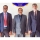 (L-R): Dr Lossan Bonde, Dean of the School of Postgraduate Studies, Dr Vincent Injety, Vice-Chancellor and Dr Feliks Ponyatovskiy, Dean of the Theological Seminary