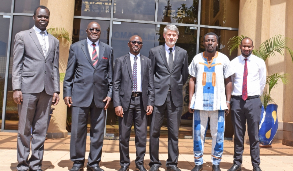 AUASA Leaders with the Student Services Director and Seminary Dean