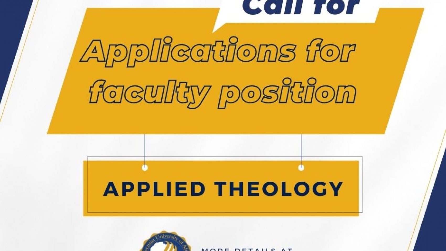 Call for applications